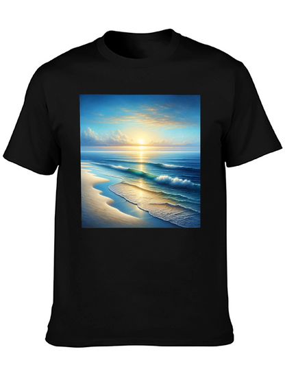 Sunset Beach Graphic T-Shirt