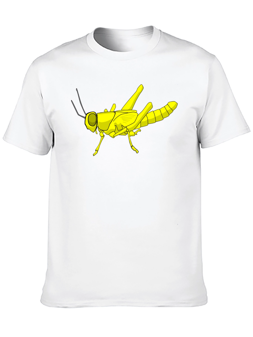 Grasshopper Graphic Tee - Black Cotton T-Shirt