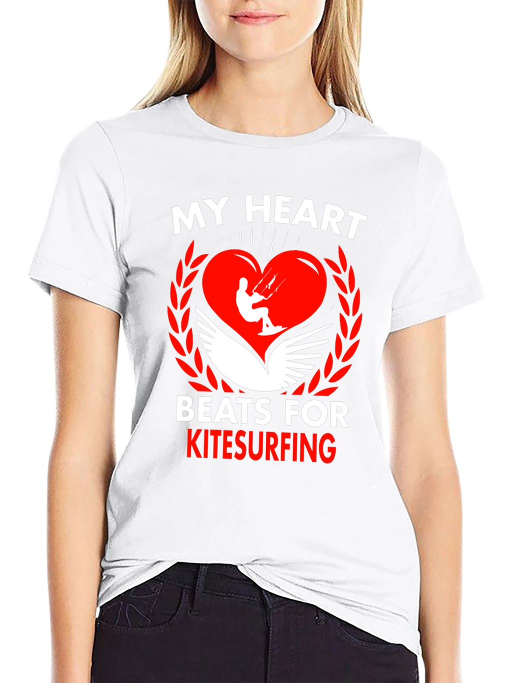 Kitesurfing Heartbeat Tee