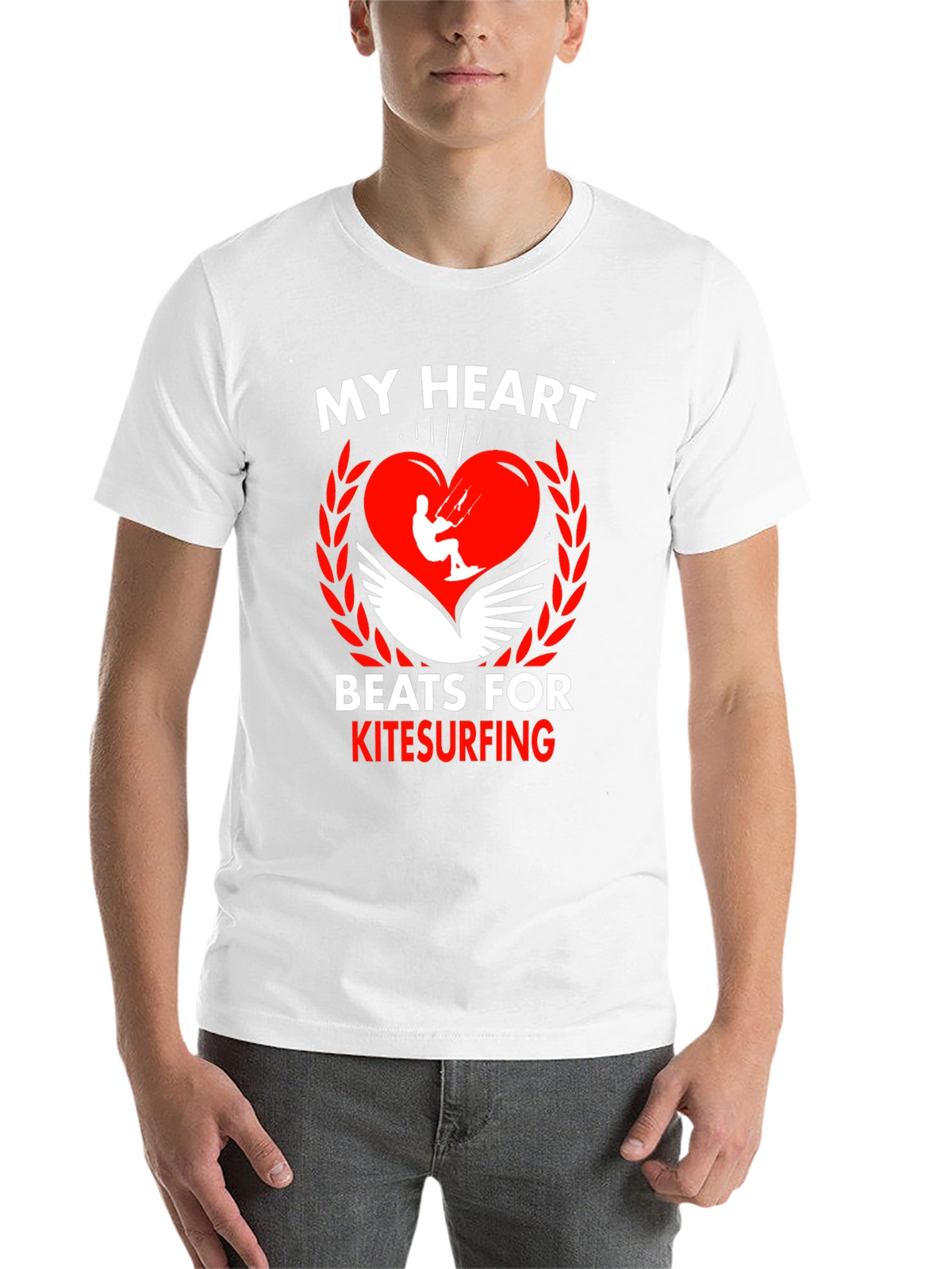 Kitesurfing Heartbeat Tee