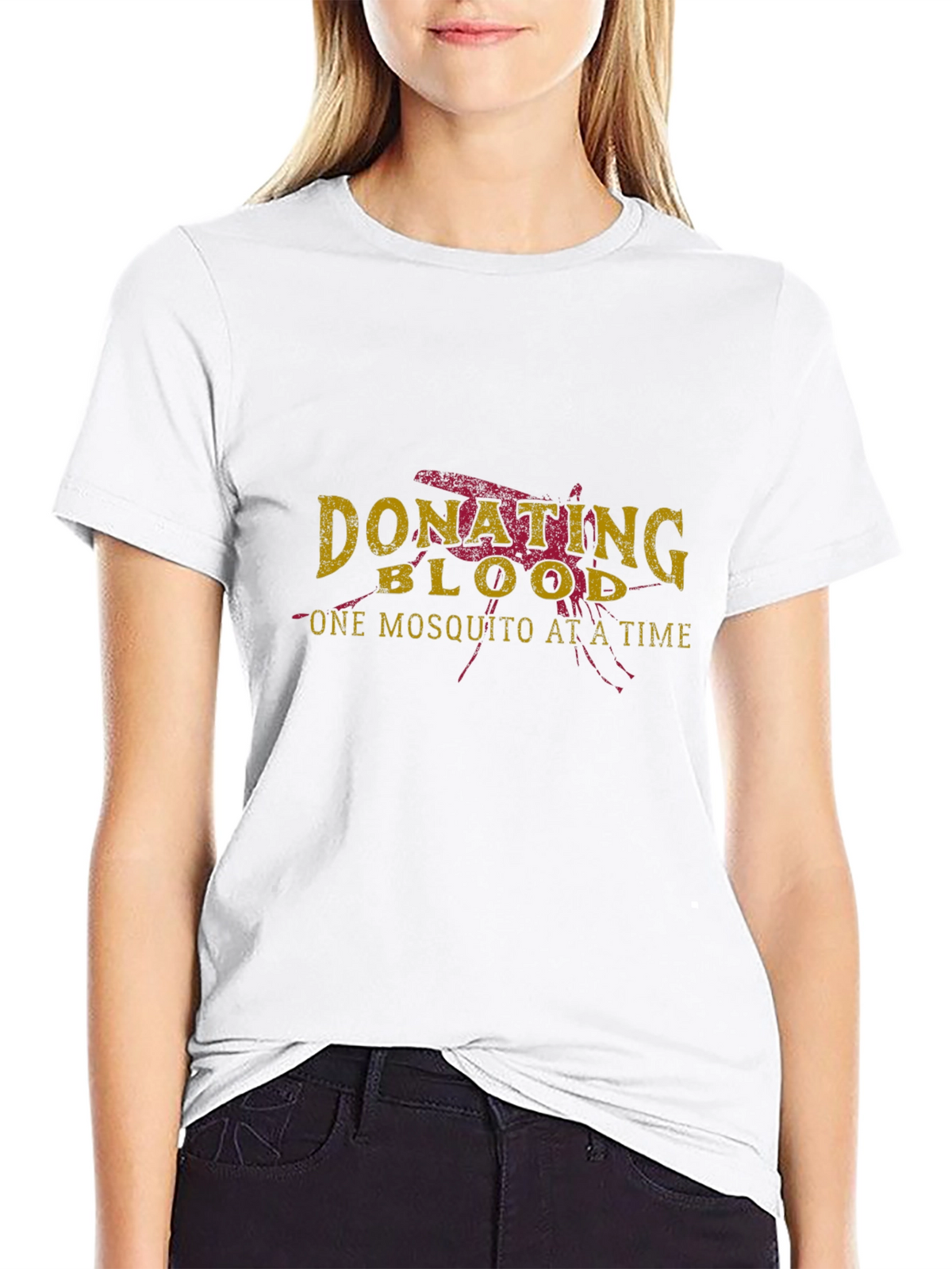 Donate Blood T-Shirt - One Mosquito At A Time