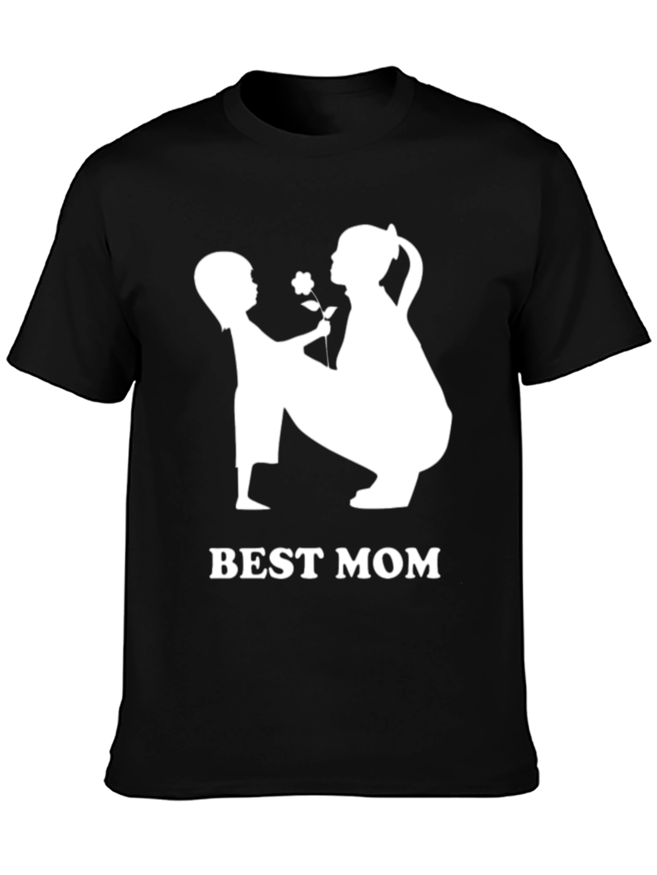 Best Mom Graphic T-Shirt - Black Unisex Tee