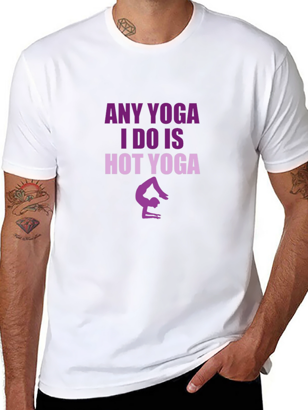 Hot Yoga T-Shirt - Funny Yoga Tee