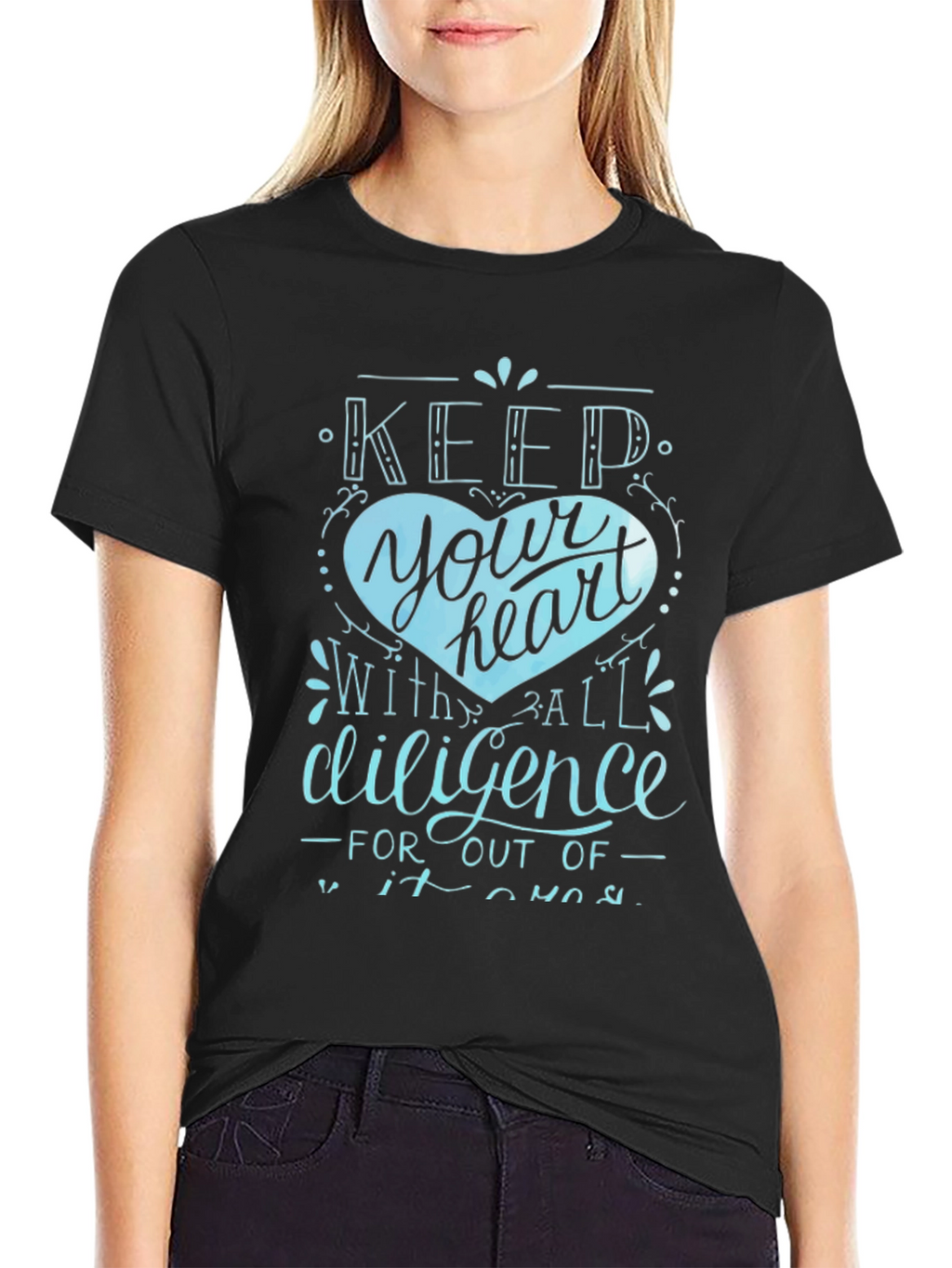 Keep Your Heart Tee - Diligence Graphic T-Shirt