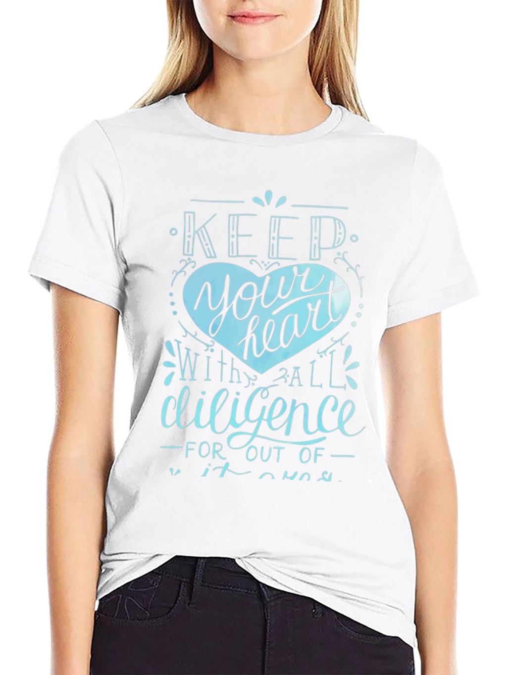 Keep Your Heart Tee - Diligence Graphic T-Shirt
