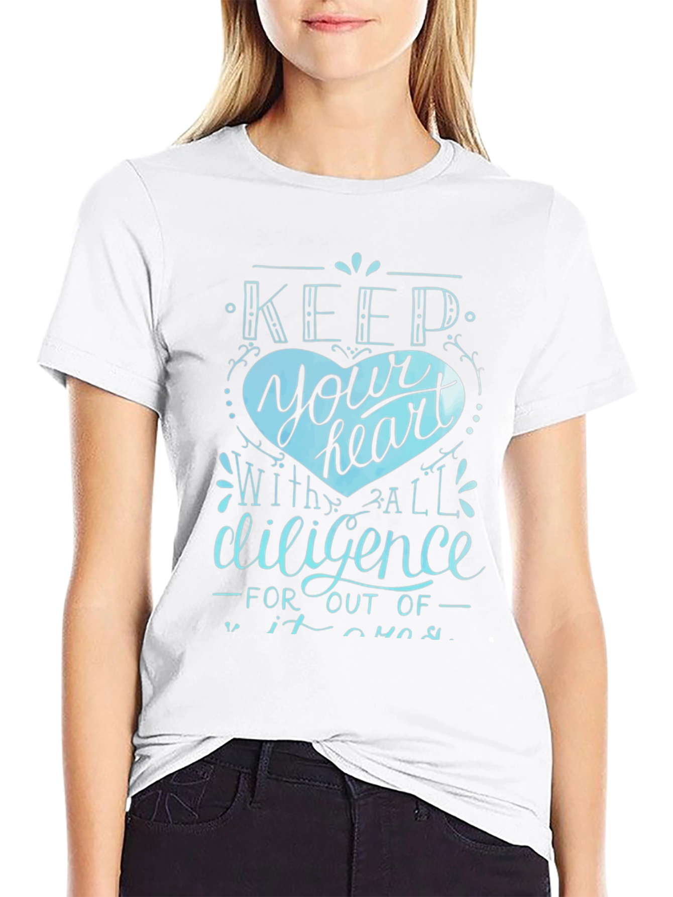 Keep Your Heart Tee - Diligence Graphic T-Shirt