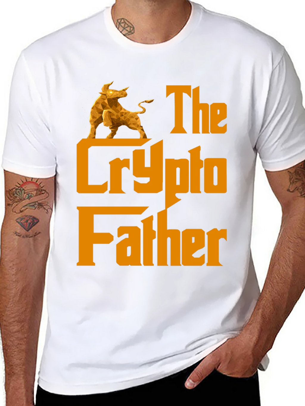 The Crypto Father Graphic T-Shirt