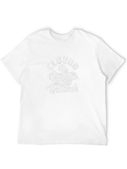 Cloud Watcher Graphic T-Shirt - Black Cotton Tee