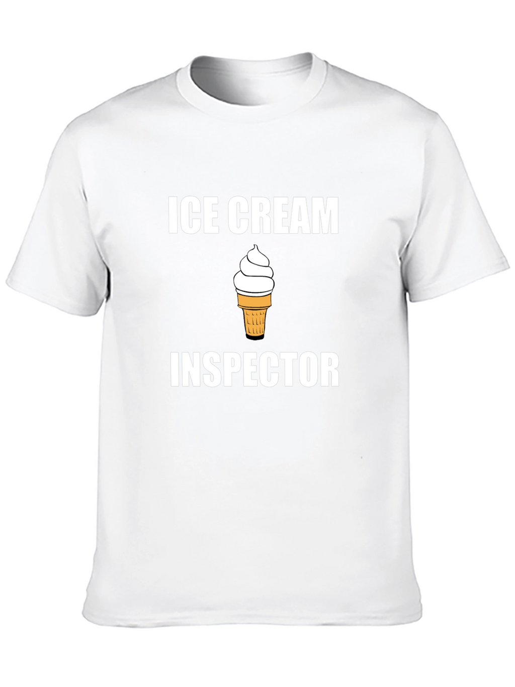 Ice Cream Inspector T-Shirt - Funny Foodie Tee