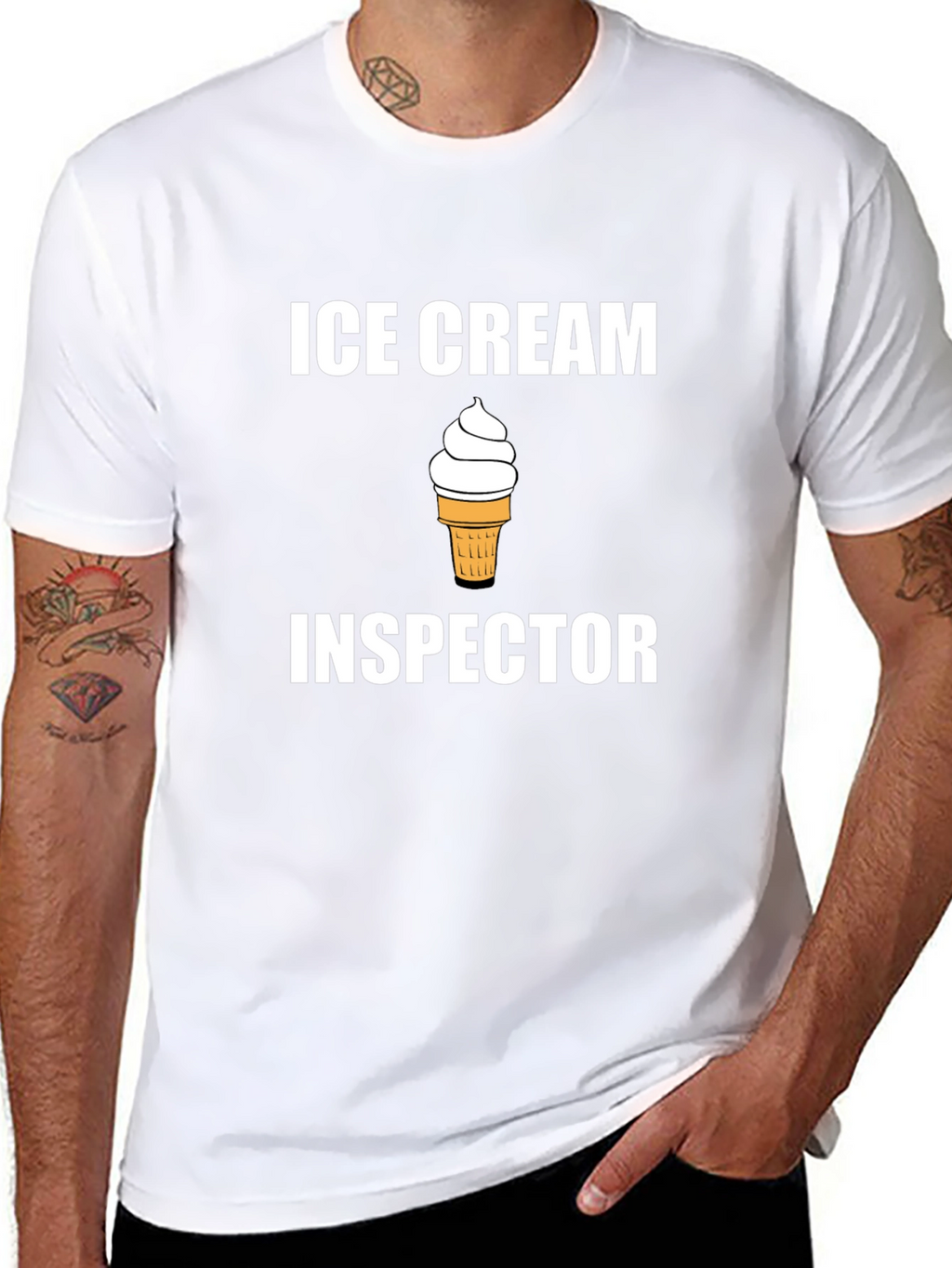 Ice Cream Inspector T-Shirt - Funny Foodie Tee