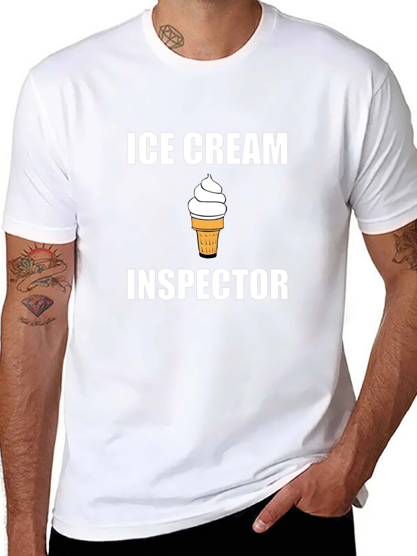 Ice Cream Inspector T-Shirt - Funny Foodie Tee