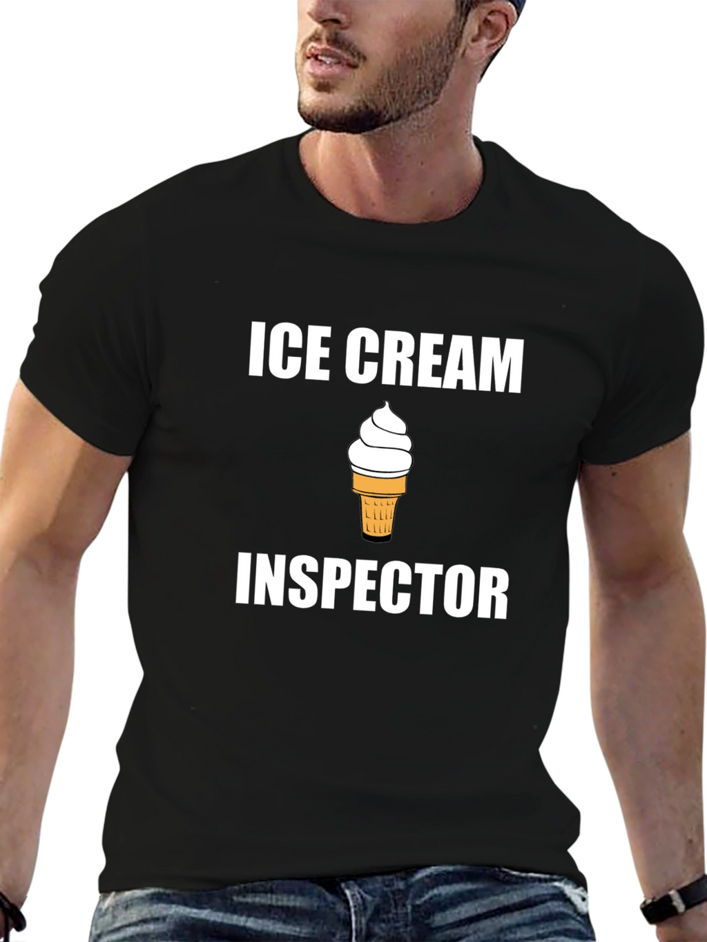 Ice Cream Inspector T-Shirt - Funny Foodie Tee