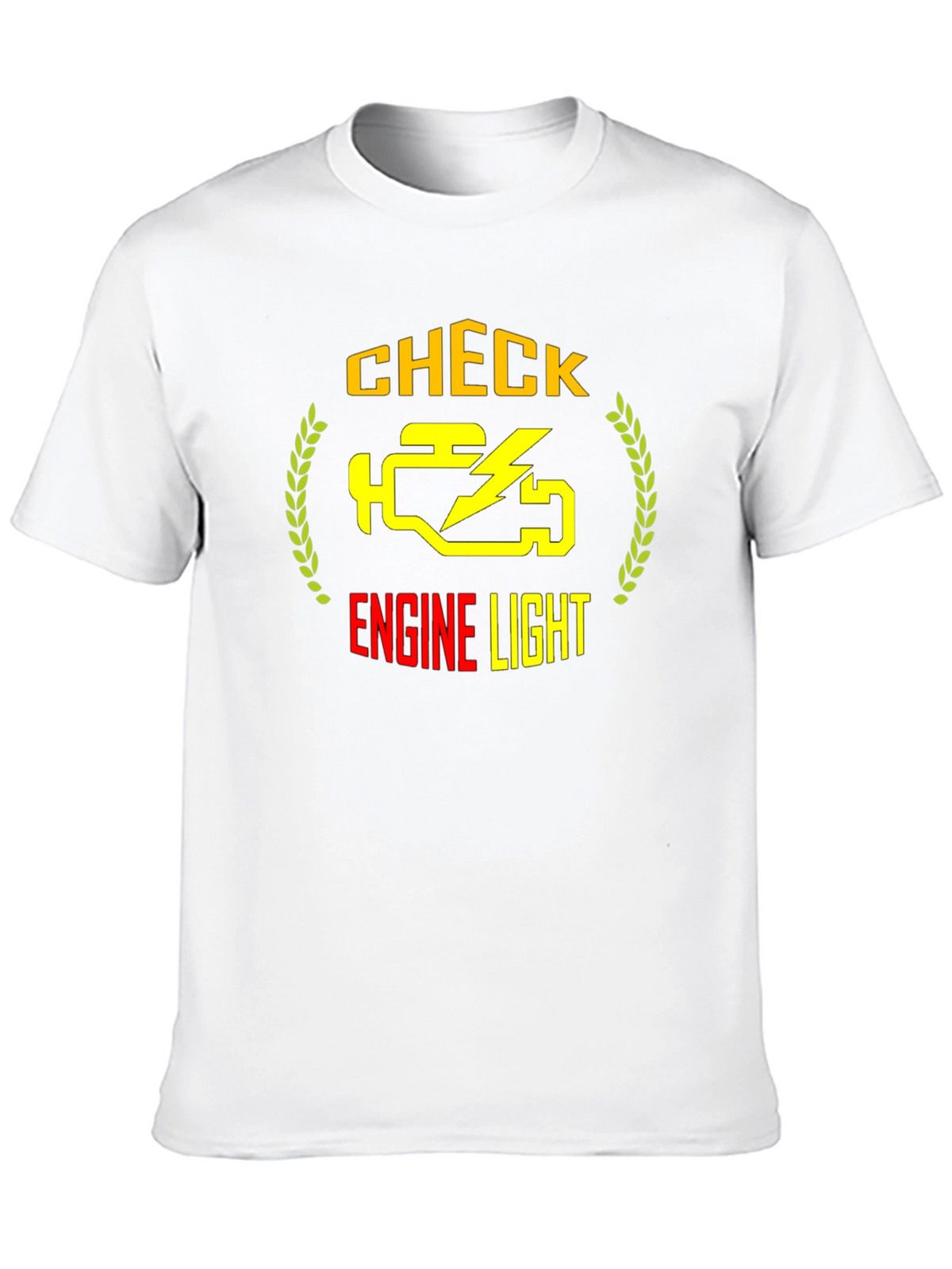Check Engine Light Graphic Tee - Automotive Humor