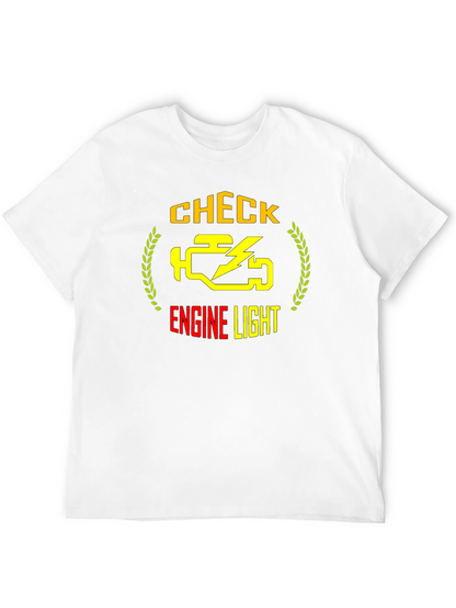 Check Engine Light Graphic Tee - Automotive Humor