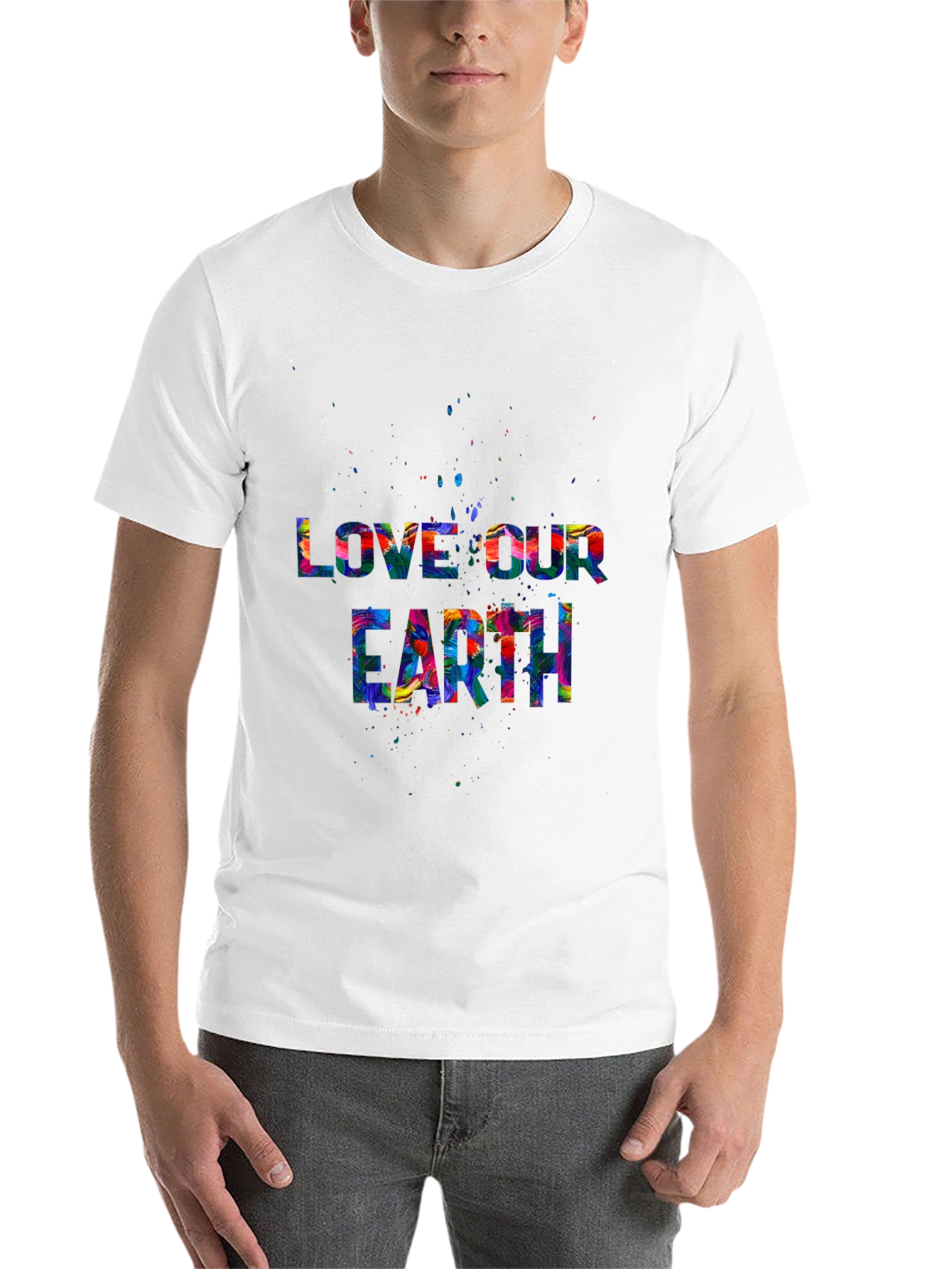 Love Our Earth Graphic Tee - Black