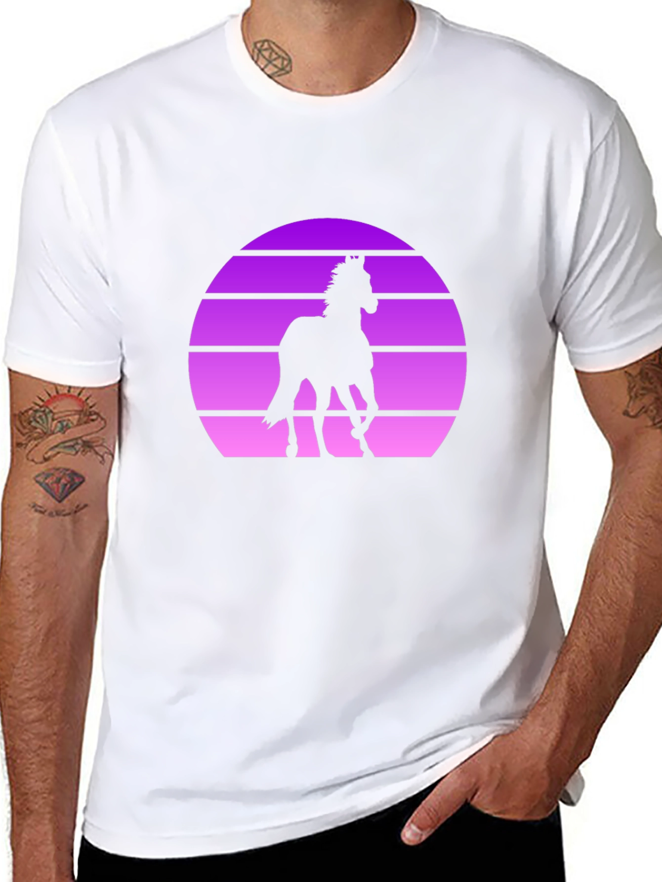 Retro Horse Silhouette T-Shirt