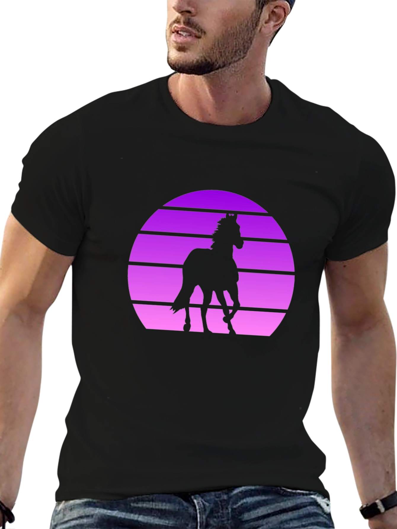Retro Horse Silhouette T-Shirt