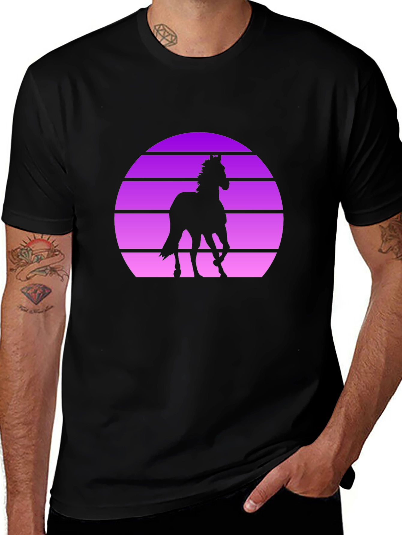 Retro Horse Silhouette T-Shirt