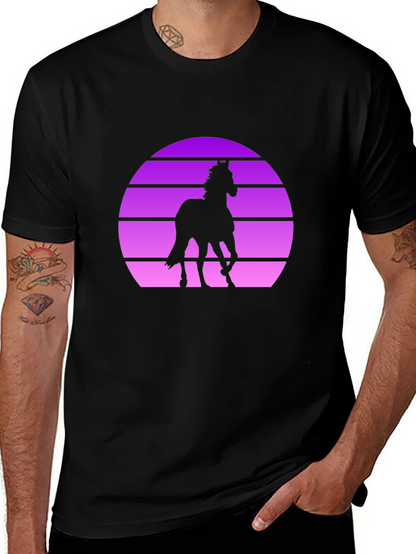 Retro Horse Silhouette T-Shirt