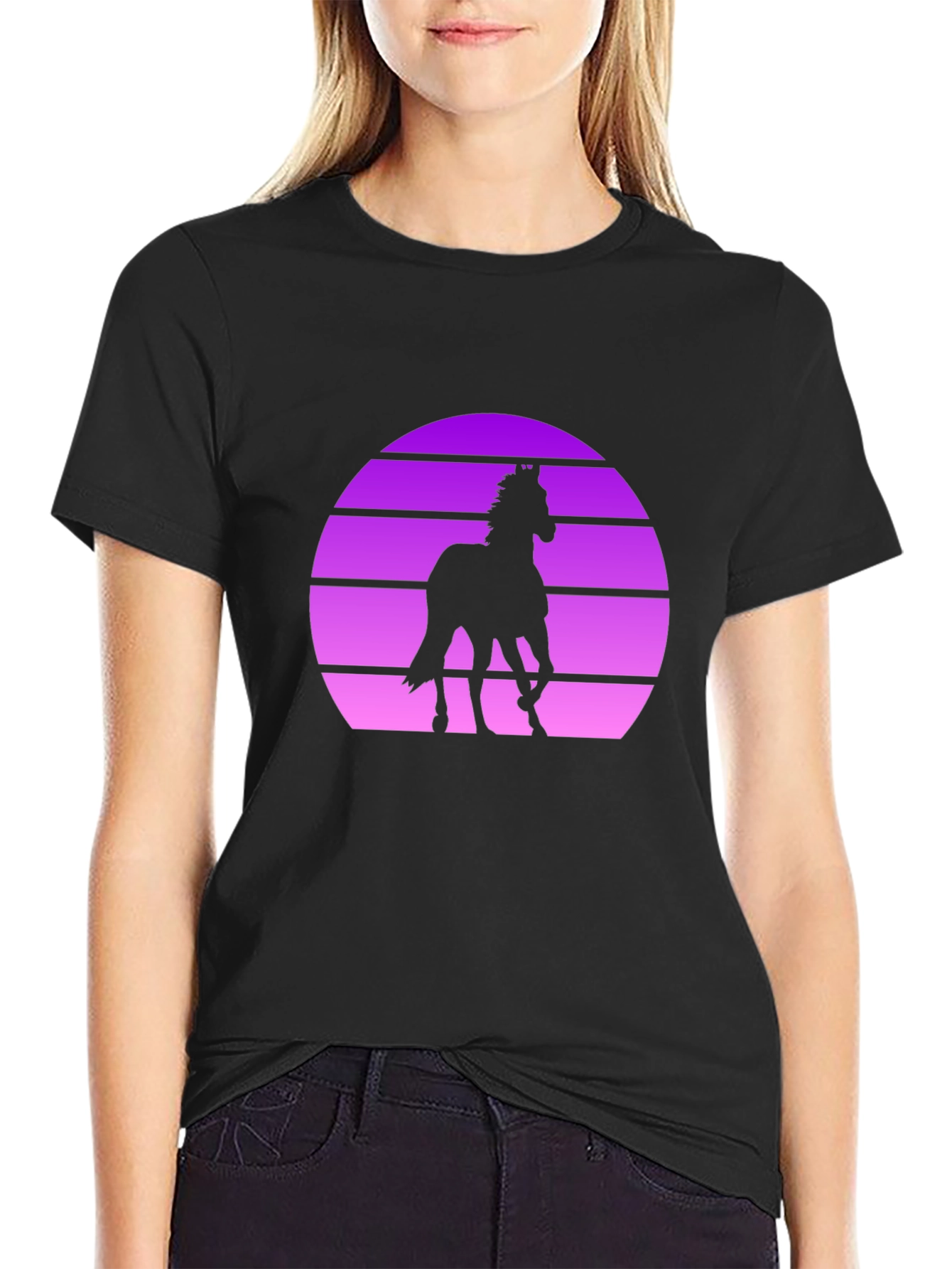 Retro Horse Silhouette T-Shirt