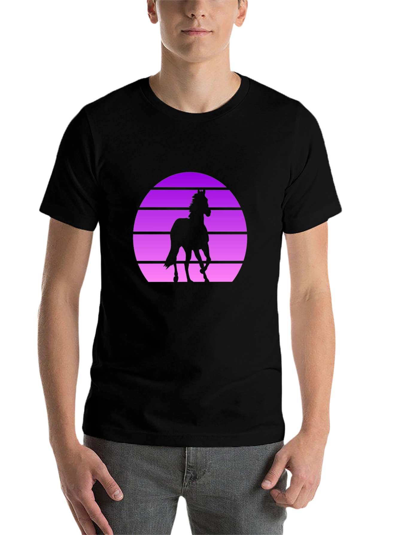 Retro Horse Silhouette T-Shirt