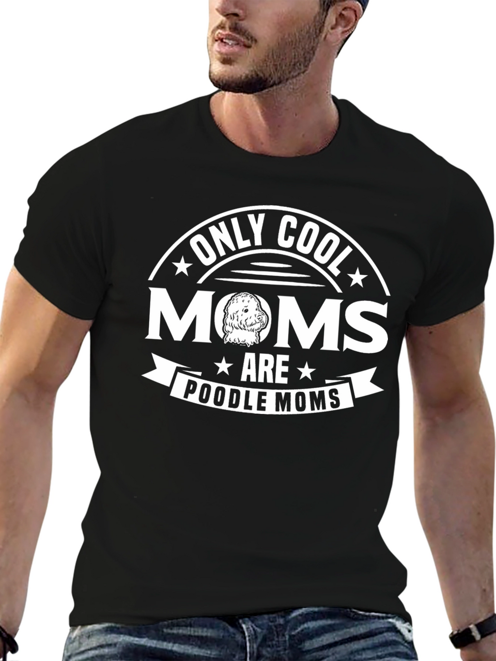Cool Poodle Moms Graphic Tee