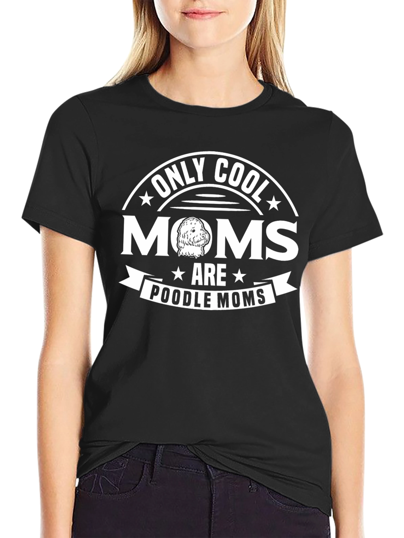 Cool Poodle Moms Graphic Tee
