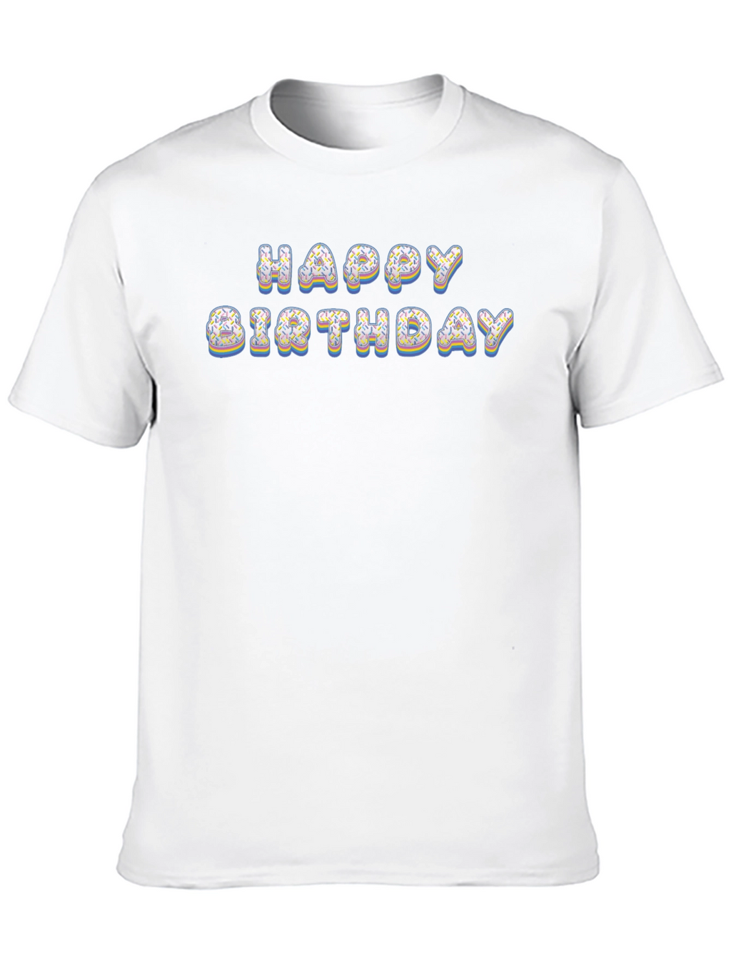 Happy Birthday Donut Letter T-Shirt