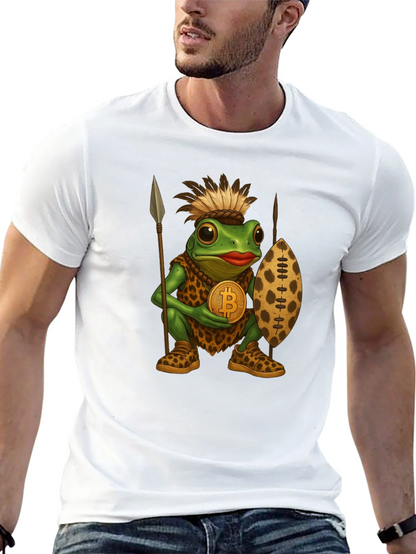 Tribal Frog Bitcoin T-Shirt