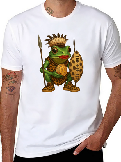Tribal Frog Bitcoin T-Shirt