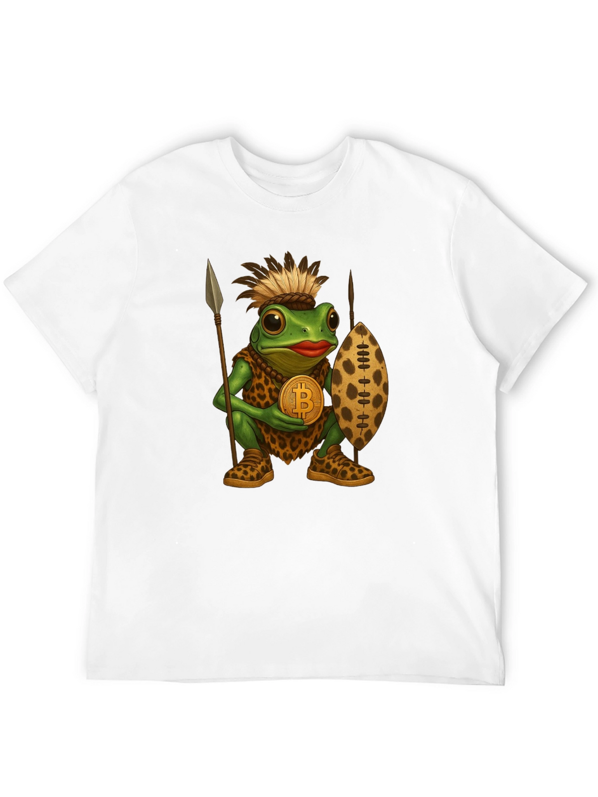 Tribal Frog Bitcoin T-Shirt