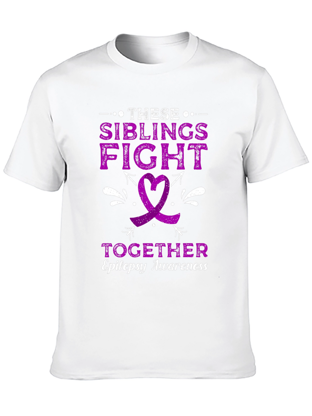 Siblings Fight Together Epilepsy Awareness T-Shirt