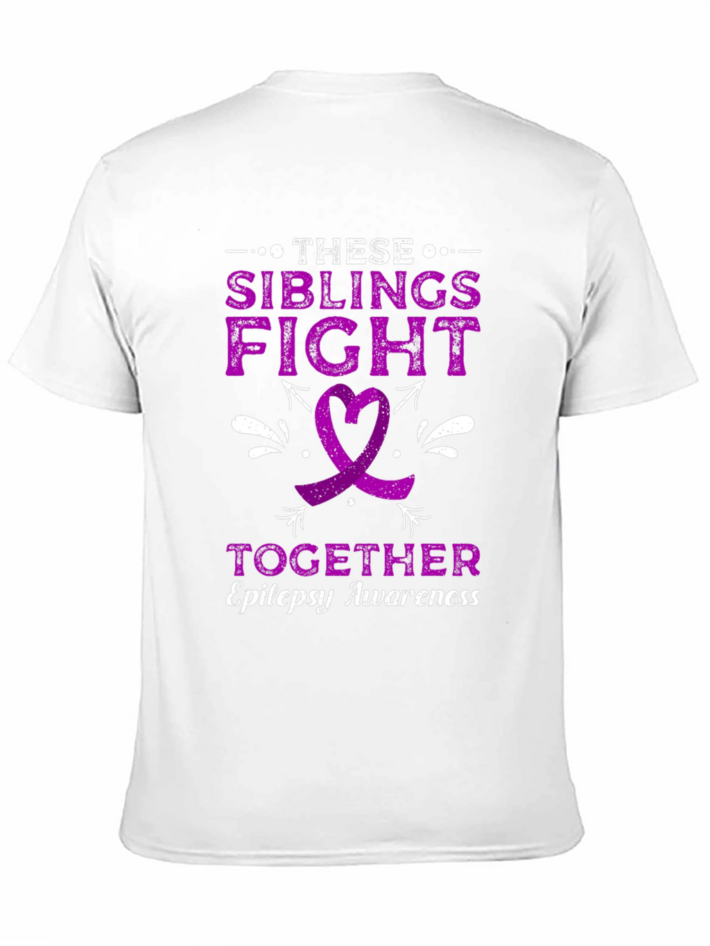 Siblings Fight Together Epilepsy Awareness T-Shirt