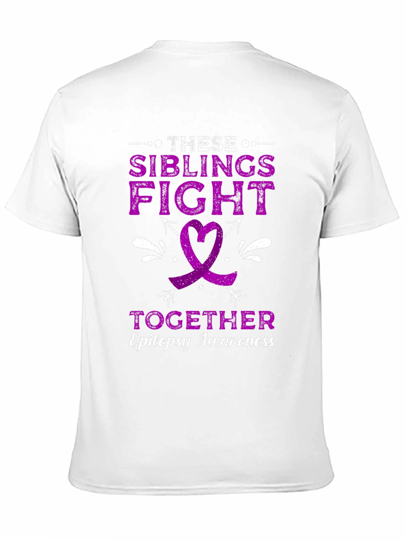 Siblings Fight Together Epilepsy Awareness T-Shirt