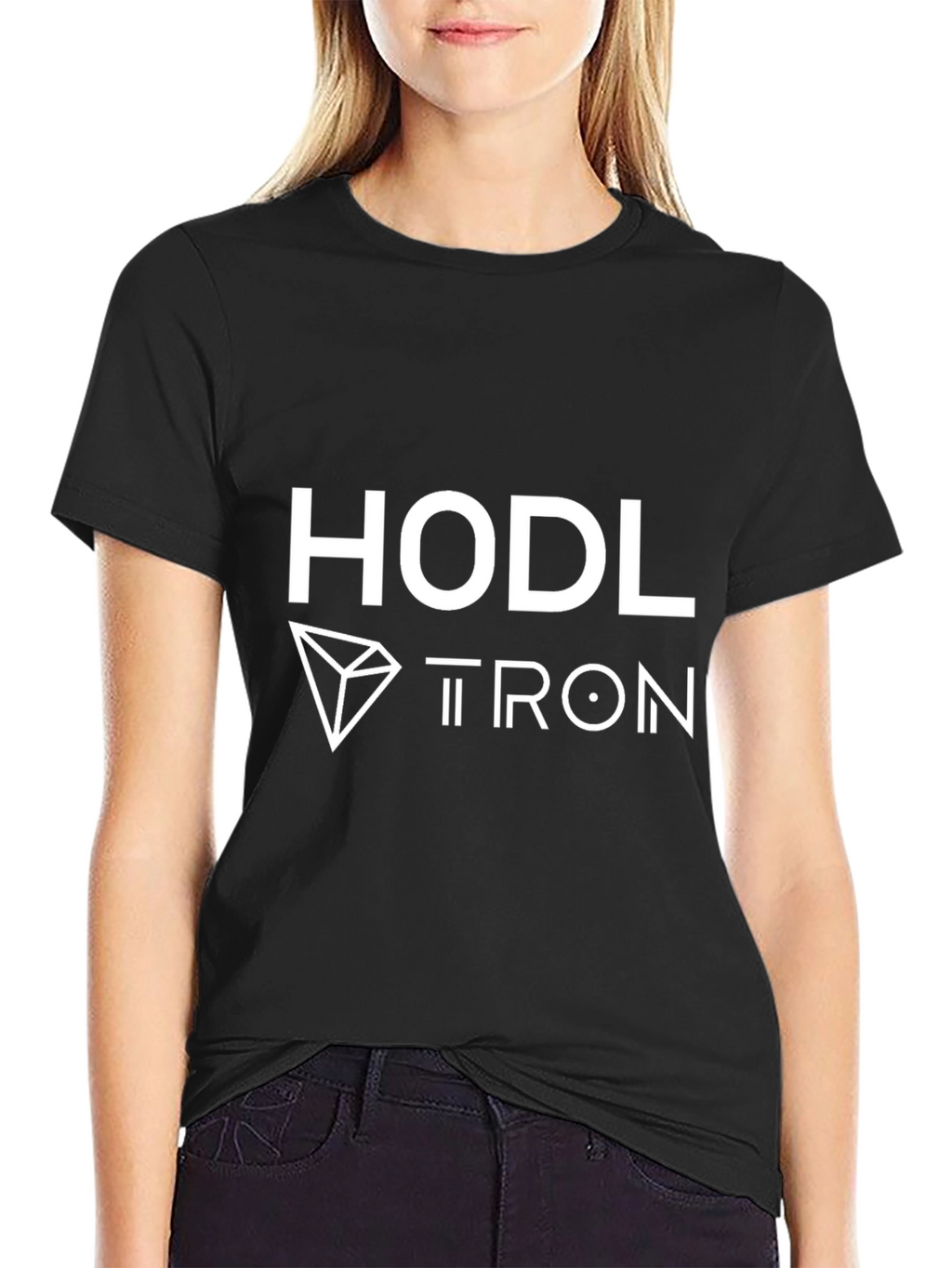 HODL TRON Black T-Shirt Crypto Apparel