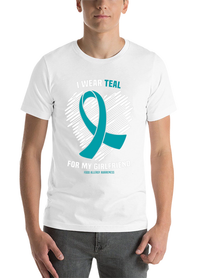Teal Ribbon Food Allergy Awareness T-Shirt