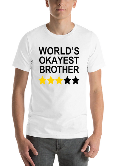 Worlds Okayest Brother Graphic Tee