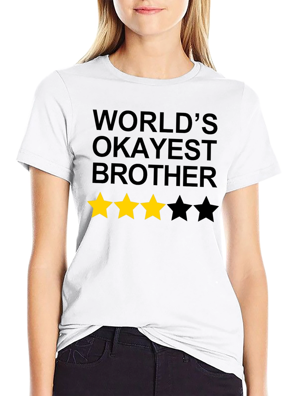 Worlds Okayest Brother Graphic Tee