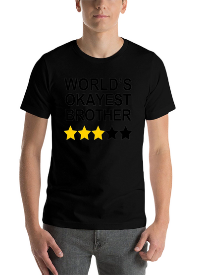 Worlds Okayest Brother Graphic Tee