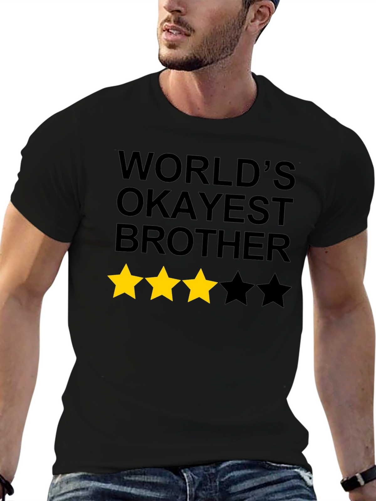 Worlds Okayest Brother Graphic Tee