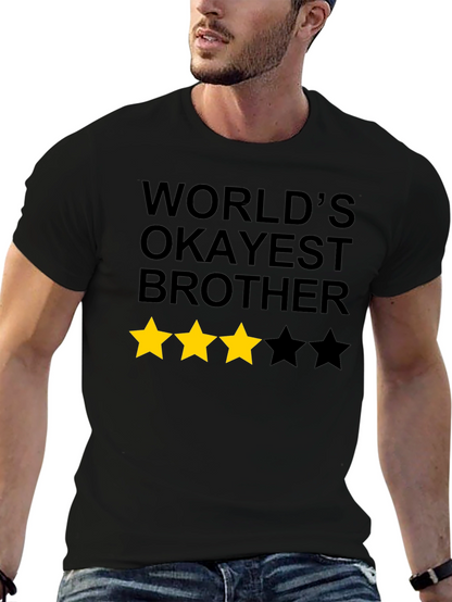 Worlds Okayest Brother Graphic Tee