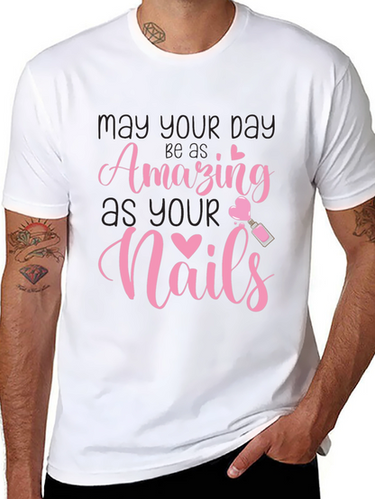 Amazing Nails T-Shirt - Manicure Lover Tee