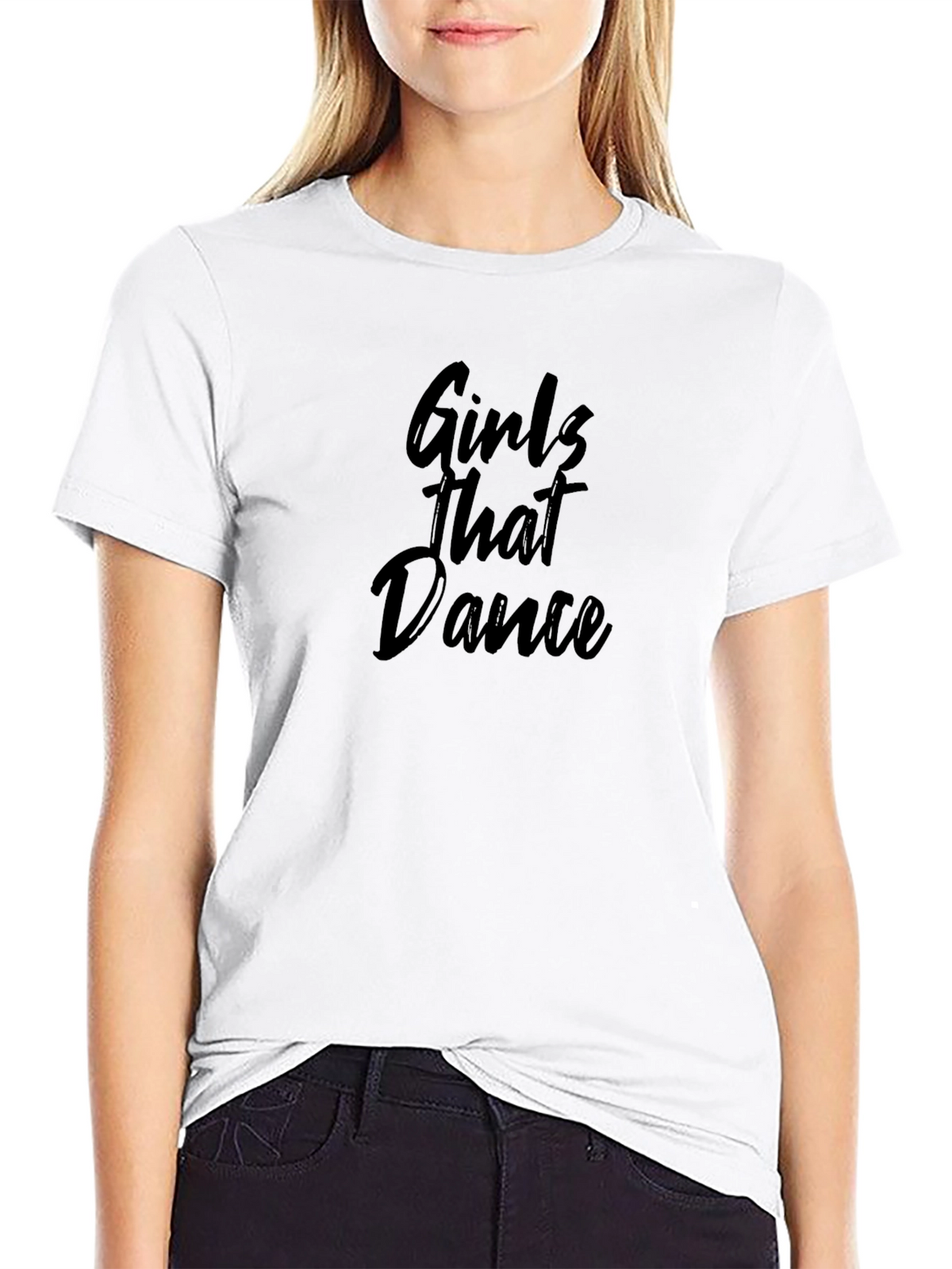 Girls That Dance Black Graphic Tee