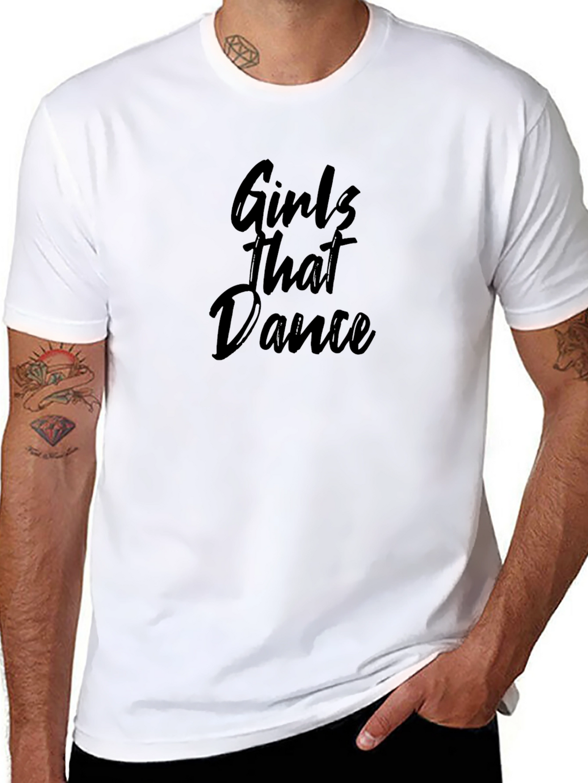 Girls That Dance Black Graphic Tee