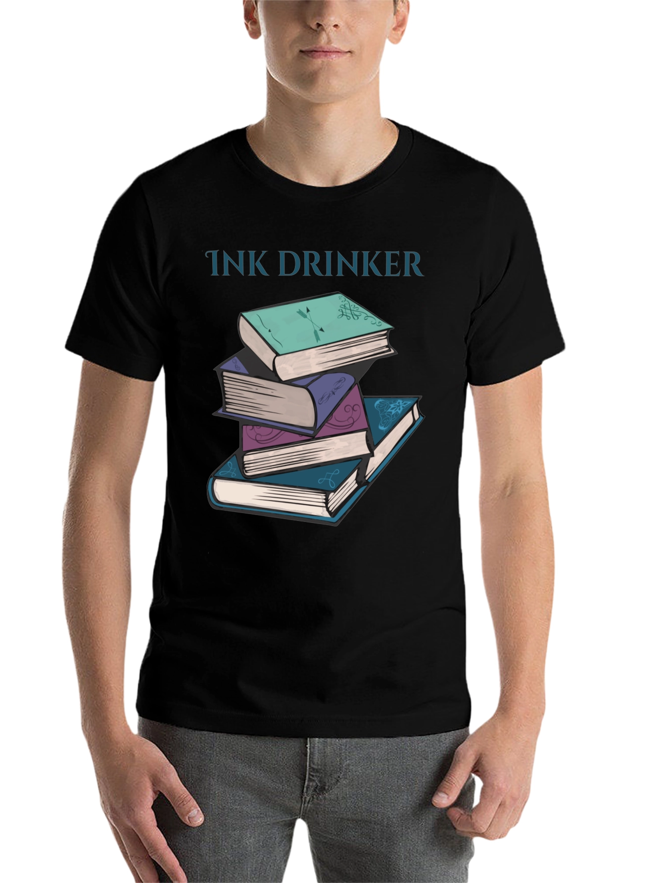 Ink Drinker Book Lover T-Shirt - Reading is My Superpower