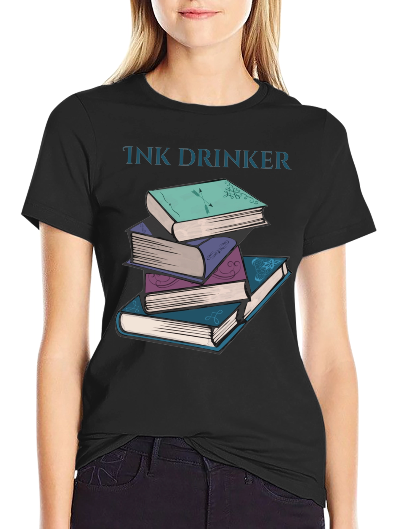 Ink Drinker Book Lover T-Shirt - Reading is My Superpower