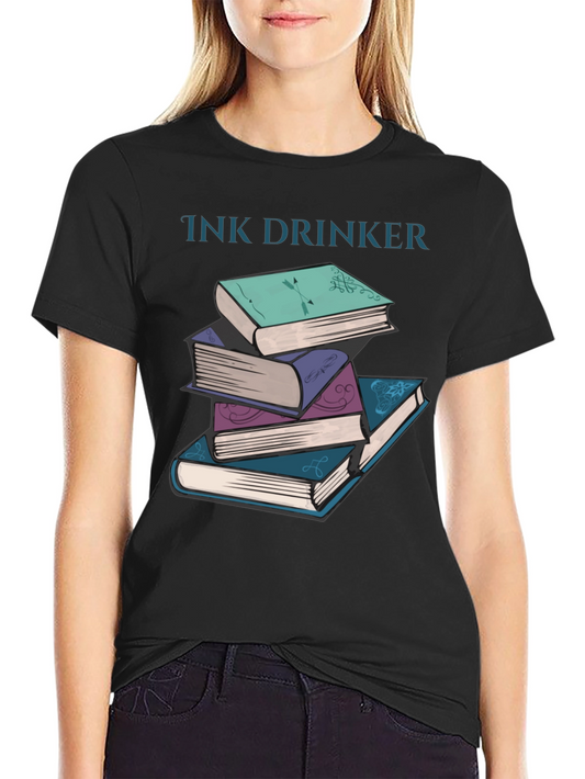 Ink Drinker Book Lover T-Shirt - Reading is My Superpower