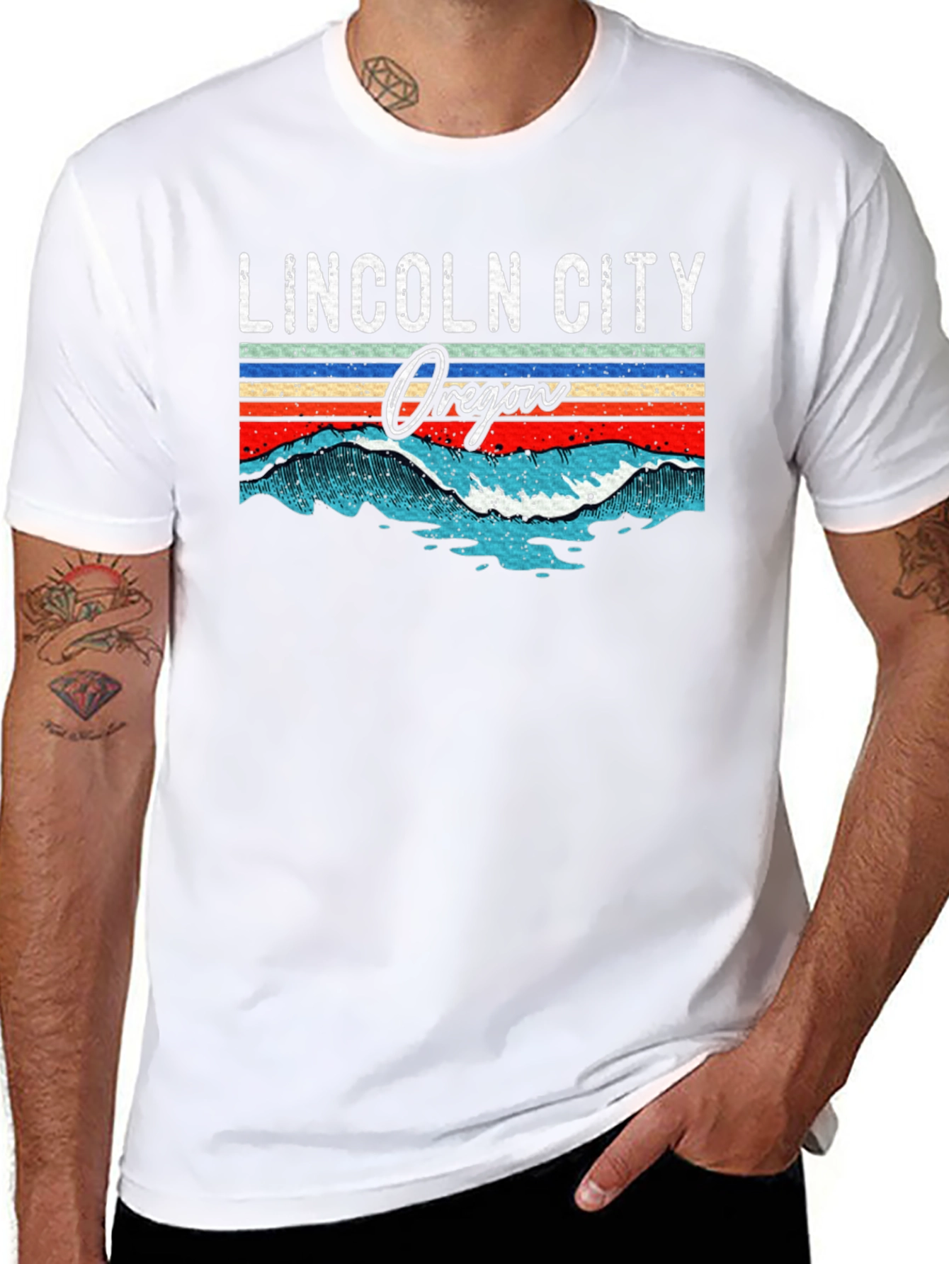 Lincoln City Oregon Graphic Tee