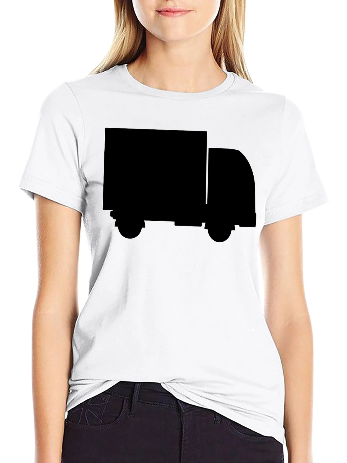 Black Truck Graphic Tee - Mens Casual Top