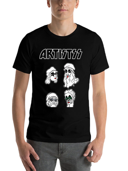 Artist KISS Style Black T-Shirt